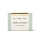 Olivia Care Arnica Mint Relaxing Bar Soap Set - 5oz/3ct