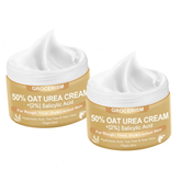 Grocerism 50% Oat Urea Cream+2% Salicylic Acid - Intensive Repair for Foot & Hand, Hydrates, Removes Calluses & Heals Cracked Heels - 5.29oz