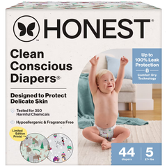 The Honest Company Clean Conscious Disposable Diapers Winter Wags & Adorably A-moosing