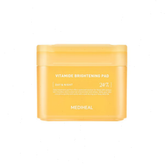 MEDIHEAL Vitamide Brightening Toner Pads - 100ct: Niacinamide-Infused Facial Cleansing Wipes for All Skin Types