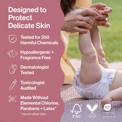 The Honest Company Clean Conscious Disposable Diapers Winter Wags & Adorably A-moosing