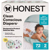 The Honest Company Clean Conscious Disposable Diapers Winter Wags & Adorably A-moosing