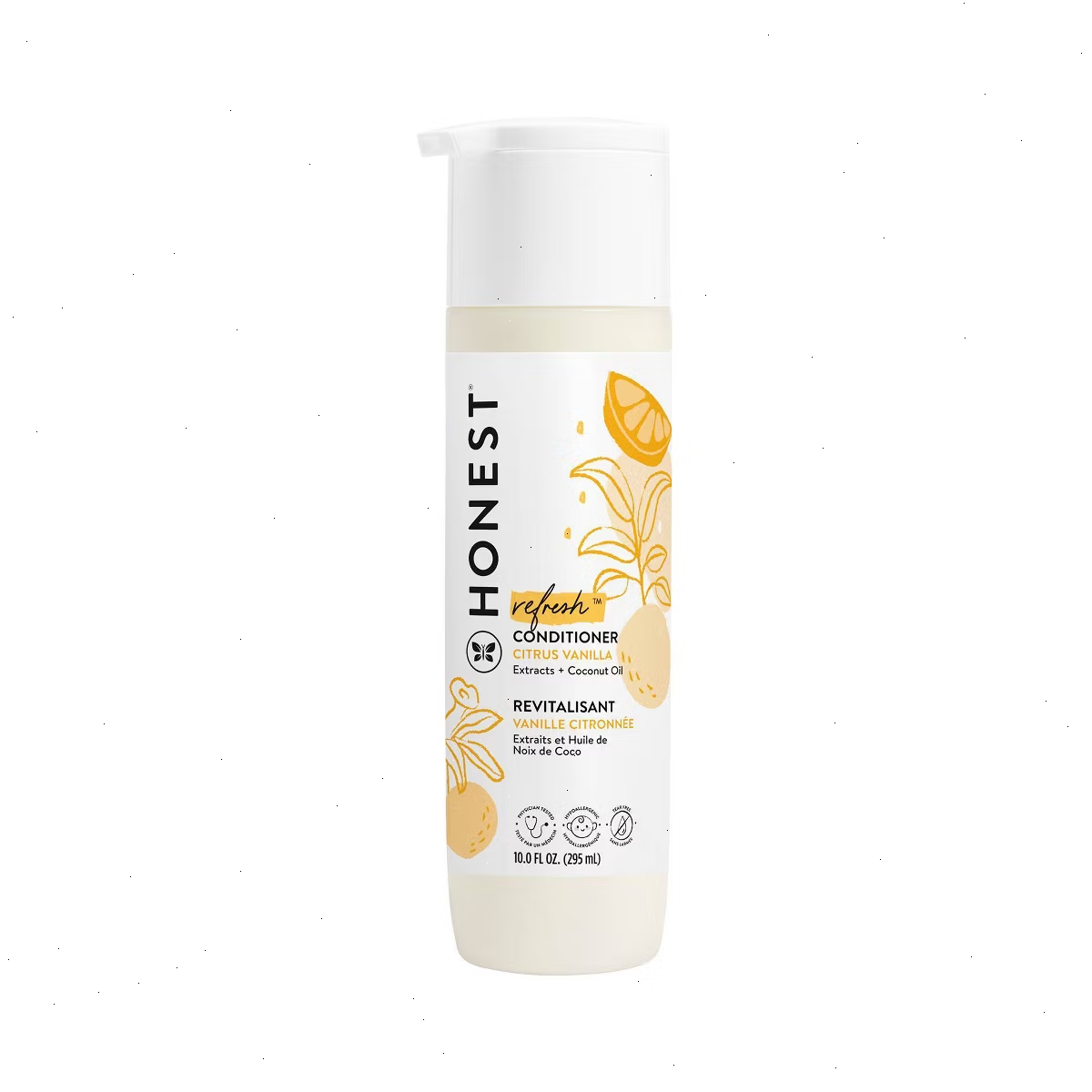 The Honest Company Refresh Conditioner -Citrus Vanilla - 10 fl oz: Basic Conditioning, All Hair Types, Daily Use