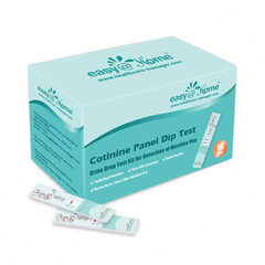 easy@Home Nicotine Cotinine Urine Panel Test Strips Kit - 10ct