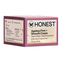 Honest Beauty Ageless Firm and Smooth Cream with Vegan Collagen and Hyaluronic Acid - Travel Size - 1.7 fl oz