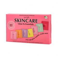 Que Bella Glow-To Essentials Skincare Trial Set - 7pk/1.4 fl oz