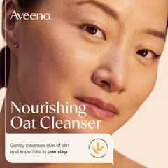 Aveeno Calm + Restore Face Cleanser for Sensitive Skin with Nourishing Oat & Feverfew - Fragrance Free - 7.8 fl oz